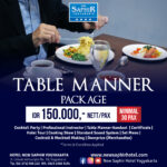 Table Manner Hotel New Saphir Yogyakarta